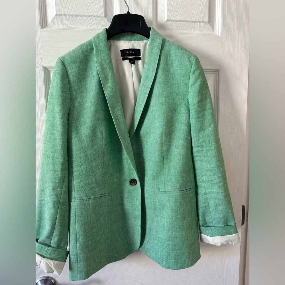 JCrew Linen Blazer size 10